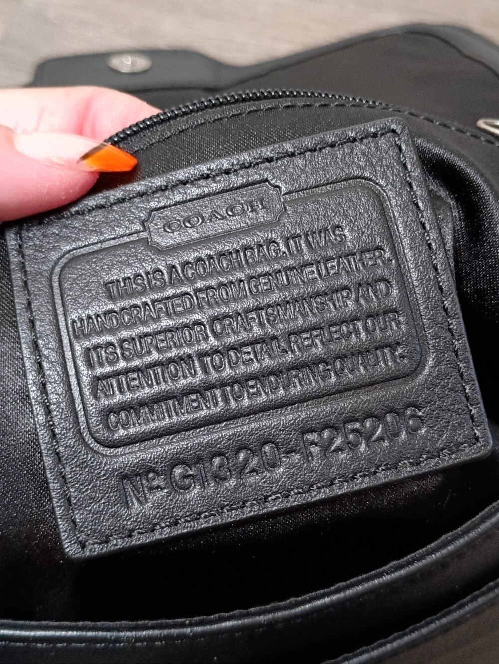 Coach Vintage 2010s Classic Black Leather Silver Hardware Buckle Crossbody Bag - Picture 9 of 9